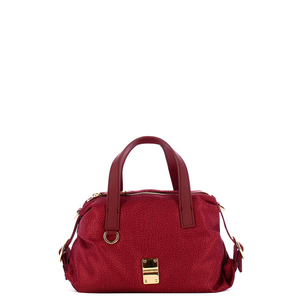 Borbonese - Bauletto Mini OP Naturale Merlot - 91010042AH1 - MERLOT
