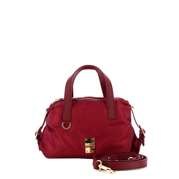 Borbonese - Bauletto Mini OP Naturale Merlot - 91010042AH1 - MERLOT