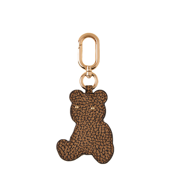 Borbonese - Portachiavi Orso OP Naturale Cuoio - 910775223 - OP/NATURALE/CUOIO
