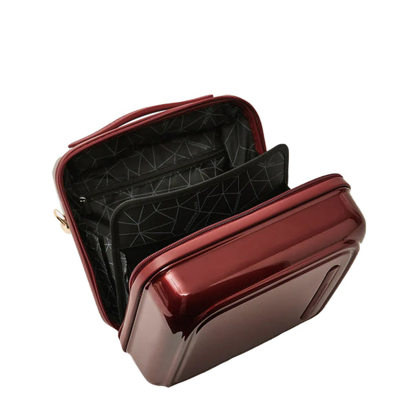 Mandarina Duck - Beauty Case LOGODUCK + Metal Red Metal - P10OUN01 - RED/METAL