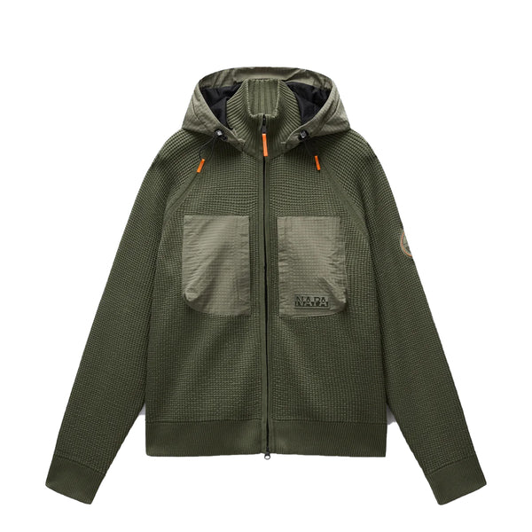 Napapijri - Giacca in maglia Vanoi Tea Leaf - NP0A88SI - TEA/LEAF/G0A