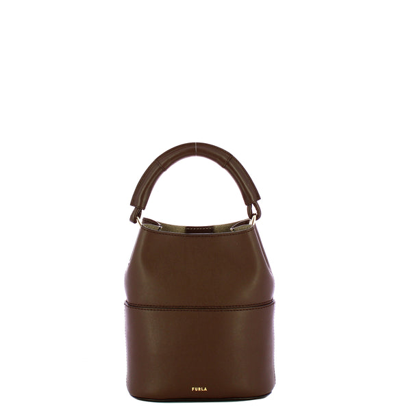 Furla - Mini Secchiello Sfera Espresso Vaniglia - WE00832BX3169 - ESPRESSO+VANIGLIA/INT.