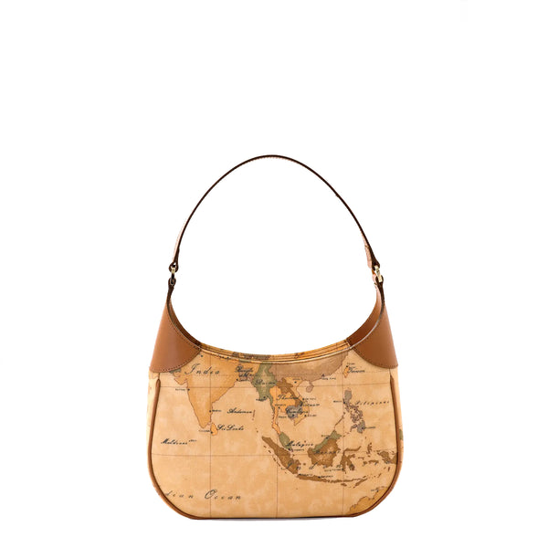 Alviero Martini 1a Classe - Hobo bag piccola Geo Classic Naturale - CE0666000 - NATURALE