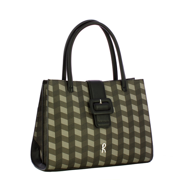 Roberta Di Camerino - Tote bag Peggy Grey/Black - RB2252010 - GREY/BLACK