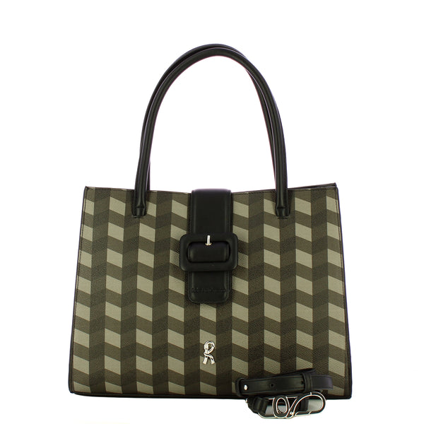 Roberta Di Camerino - Tote bag Peggy Grey/Black - RB2252010 - GREY/BLACK