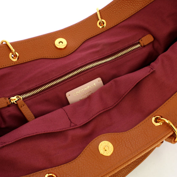 Coccinelle - Borsa a spala Callisto Cuir - E1A110160 - CUIR