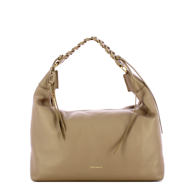 Coccinelle - Hobo bag Rhea Warm Taupe - EDF130180 - WARM/TA/WARM/TA