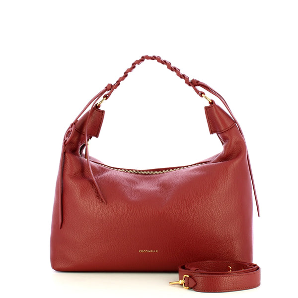 Coccinelle - Hobo bag Rhea Brandy - EDF130180 - BRANDY/BRANDY