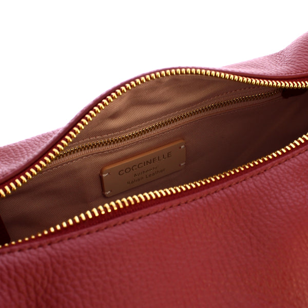 Coccinelle - Hobo bag Rhea Brandy - EDF130180 - BRANDY/BRANDY