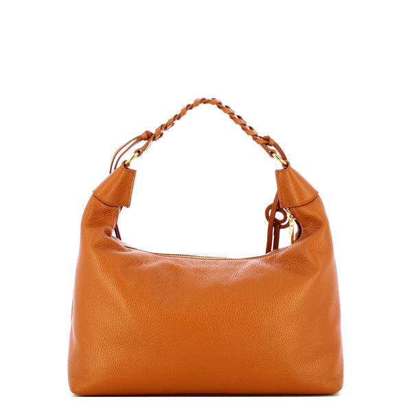 Coccinelle - Hobo bag Rhea Cuir - EDF130180 - CUIR/CUIR