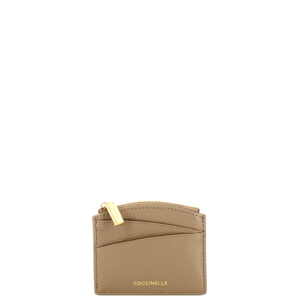 Coccinelle - Porta Tessere Rounded Printed Warm Taupe - E9A173580 - WARM/TAUPE
