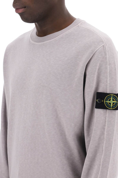 light sweatshirt with logo badge 801566060 POLVERE