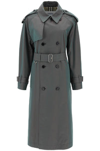 long iridescent trench 8088846 ANTIQUE GREEN