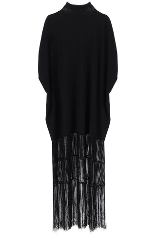 "olson dress with ruffled fr 9455400 K400 BLACK