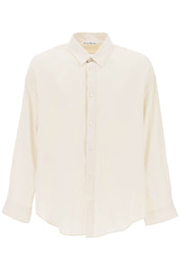 oversized cotton shirt for BB0571 OFF WHITE
