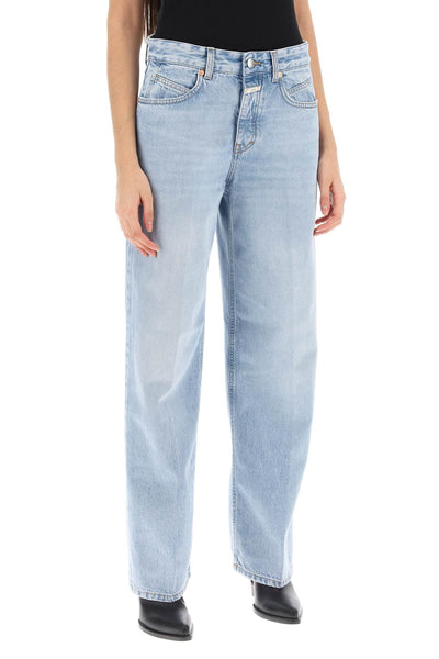 Closed loose jeans with tapered cut C20189 18S 49 LIGHT BLUE