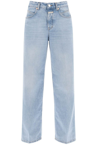Closed loose jeans with tapered cut C20189 18S 49 LIGHT BLUE