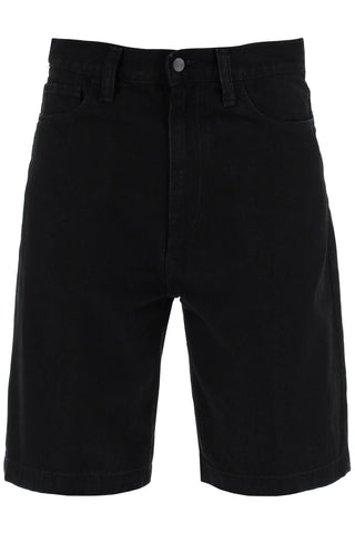 landon denim shorts I030469 BLACK