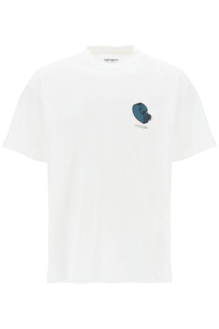 round neck t-shirt diagram I033177 WHITE