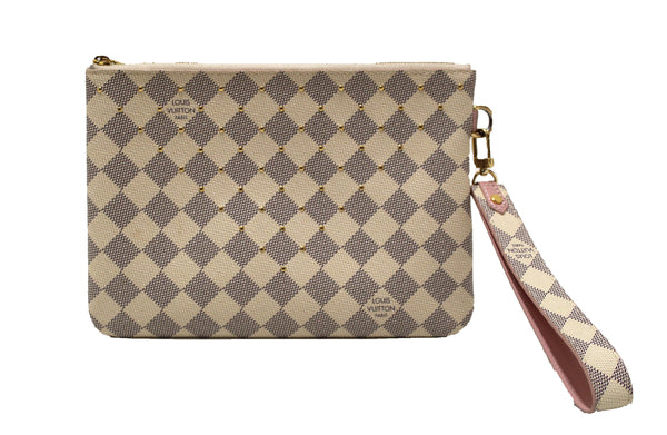 Louis Vuitton Damier Azur City Pouch Wristlet Clutch | Italystation.com - Shop Now at italystation.com