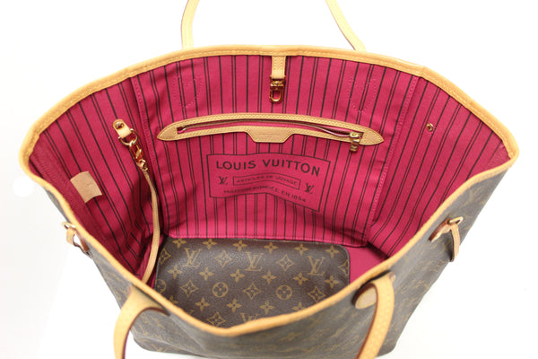Louis Vuitton Classic Monogram Neverfull MM Tote Shoulde | Italystation.com - Shop Now at italystation.com