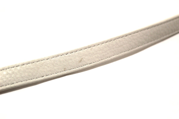 Christian Dior White Leather Bag Strap