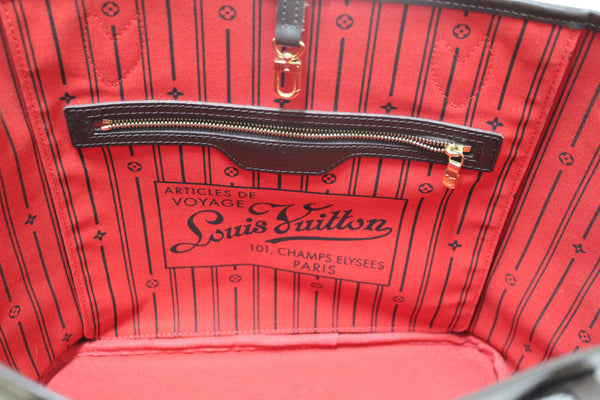 Louis Vuitton Damier Ebene Neverfull MM Shoulder Bag