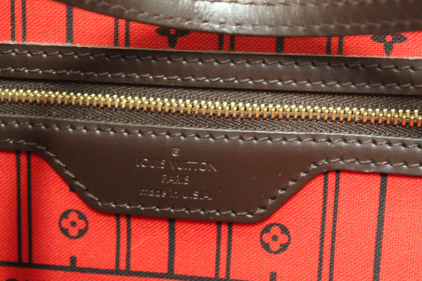 Louis Vuitton Damier Ebene Neverfull MM Shoulder Bag