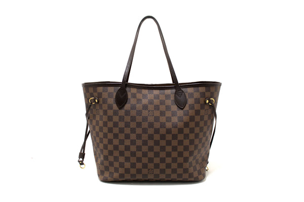 Louis Vuitton Damier Ebene Neverfull MM Shoulder Bag