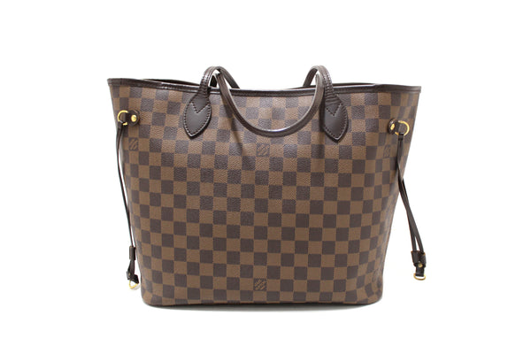 Louis Vuitton Damier Ebene Neverfull MM Shoulder Bag