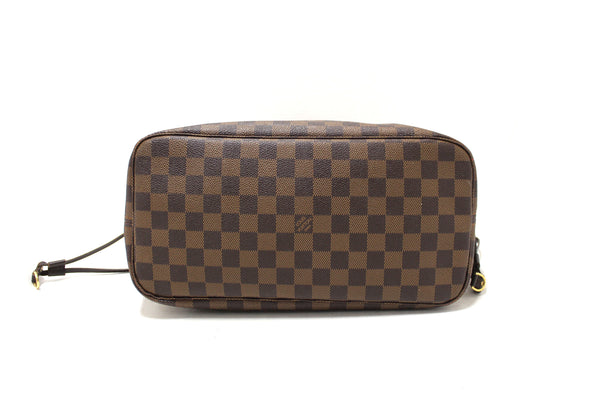 Louis Vuitton Damier Ebene Neverfull MM Shoulder Bag