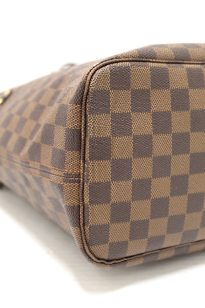 Louis Vuitton Damier Ebene Neverfull MM Shoulder Bag