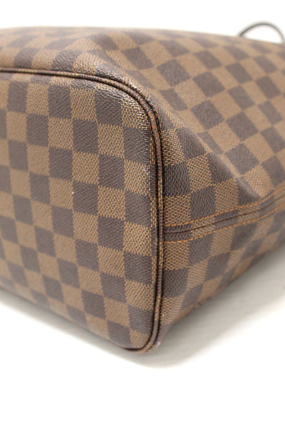 Louis Vuitton Damier Ebene Neverfull MM Shoulder Bag