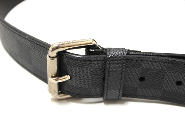 Louis Vuitton Damier Graphite Ceinture Pochette Homme Belt Bag Size 85/34