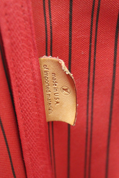 Louis Vuitton Classic Monogram Neverfull MM Tote Shoulder Bag