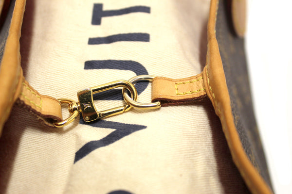 Louis Vuitton Classic Monogram Neverfull MM Tote Shoulder Bag