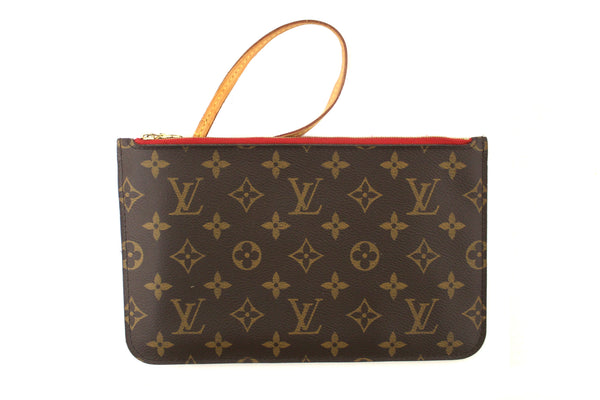Louis Vuitton Classic Monogram Neverfull MM Tote Shoulder Bag