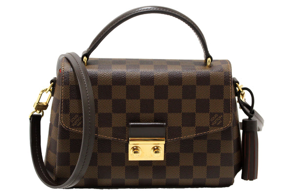 Louis Vuitton Damier Ebene Croisette Handbag/Messenger Bag
