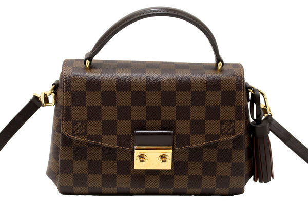 Louis Vuitton Damier Ebene Croisette Handbag/Messenger Bag