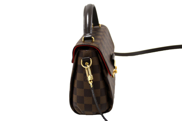 Louis Vuitton Damier Ebene Croisette Handbag/Messenger Bag