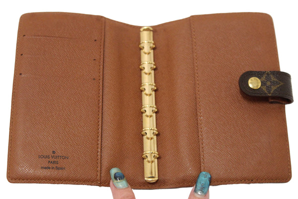 Louis Vuitton Monogram Canvas Small Ring Agenda Cover