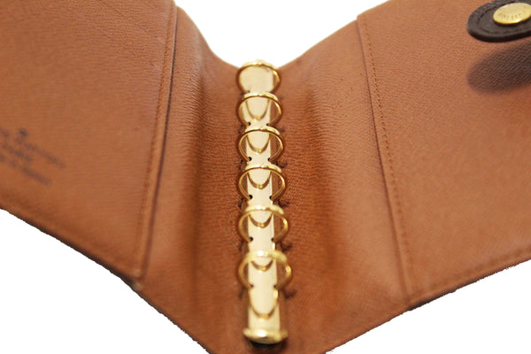 Louis Vuitton Monogram Canvas Small Ring Agenda Cover