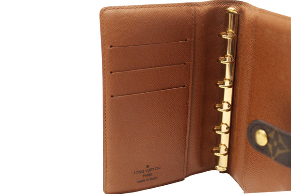Louis Vuitton Monogram Canvas Small Ring Agenda Cover