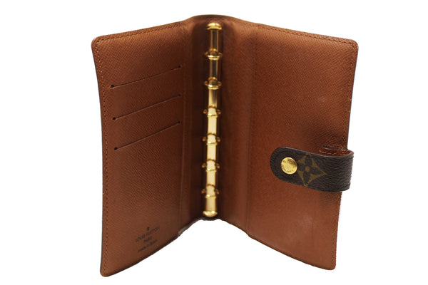 Louis Vuitton Monogram Canvas Small Ring Agenda Cover
