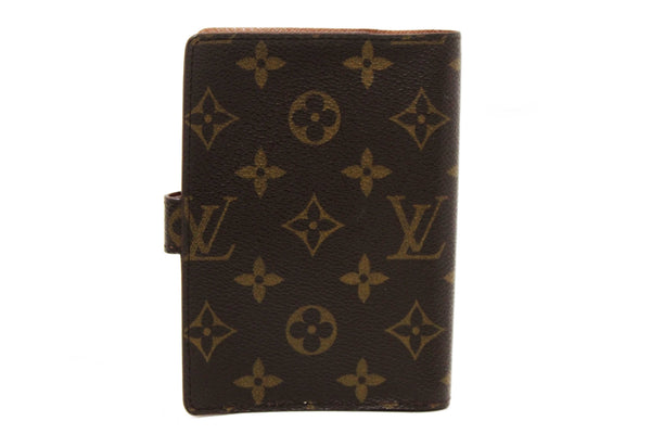 Louis Vuitton Monogram Canvas Small Ring Agenda Cover