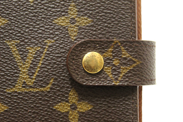 Louis Vuitton Monogram Canvas Small Ring Agenda Cover