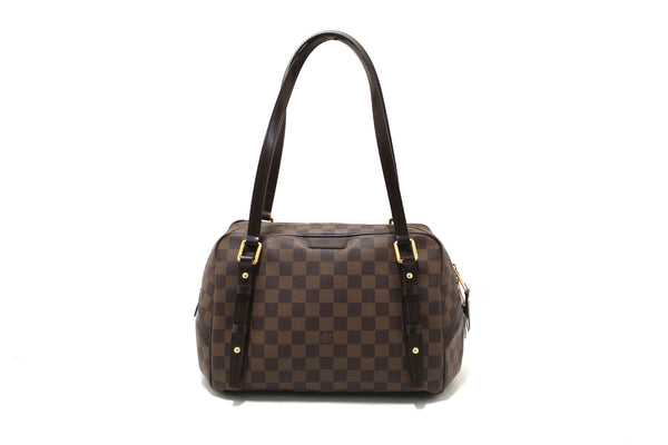 LOUIS VUITTON Louis Vuitton Damier Ebene Rivington PM Shoulder Bag | Italystation.com - Shop Now at italystation.com