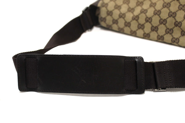 Gucci GG Monogram Flap Messenger Bag 145861