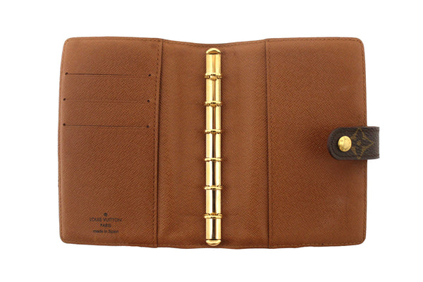 Louis Vuitton Monogram Canvas Small Ring Agenda Cover