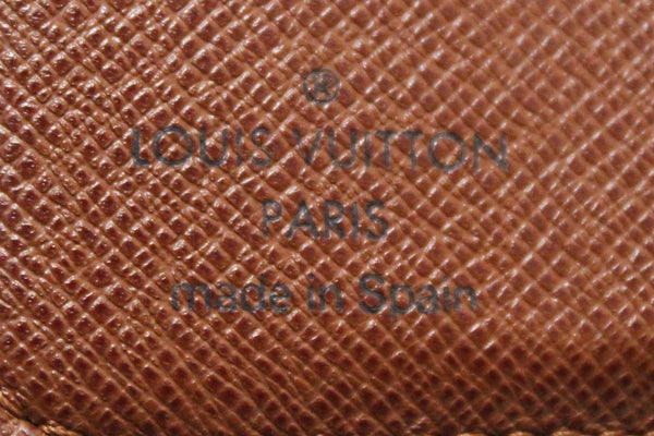 Louis Vuitton Classic Monogram Canvas Medium Compact Wallet